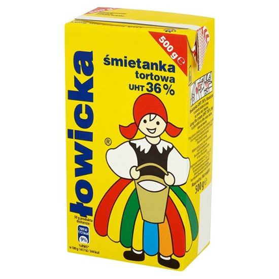 Lowicka smietanka tortowa UHT 36% 500g