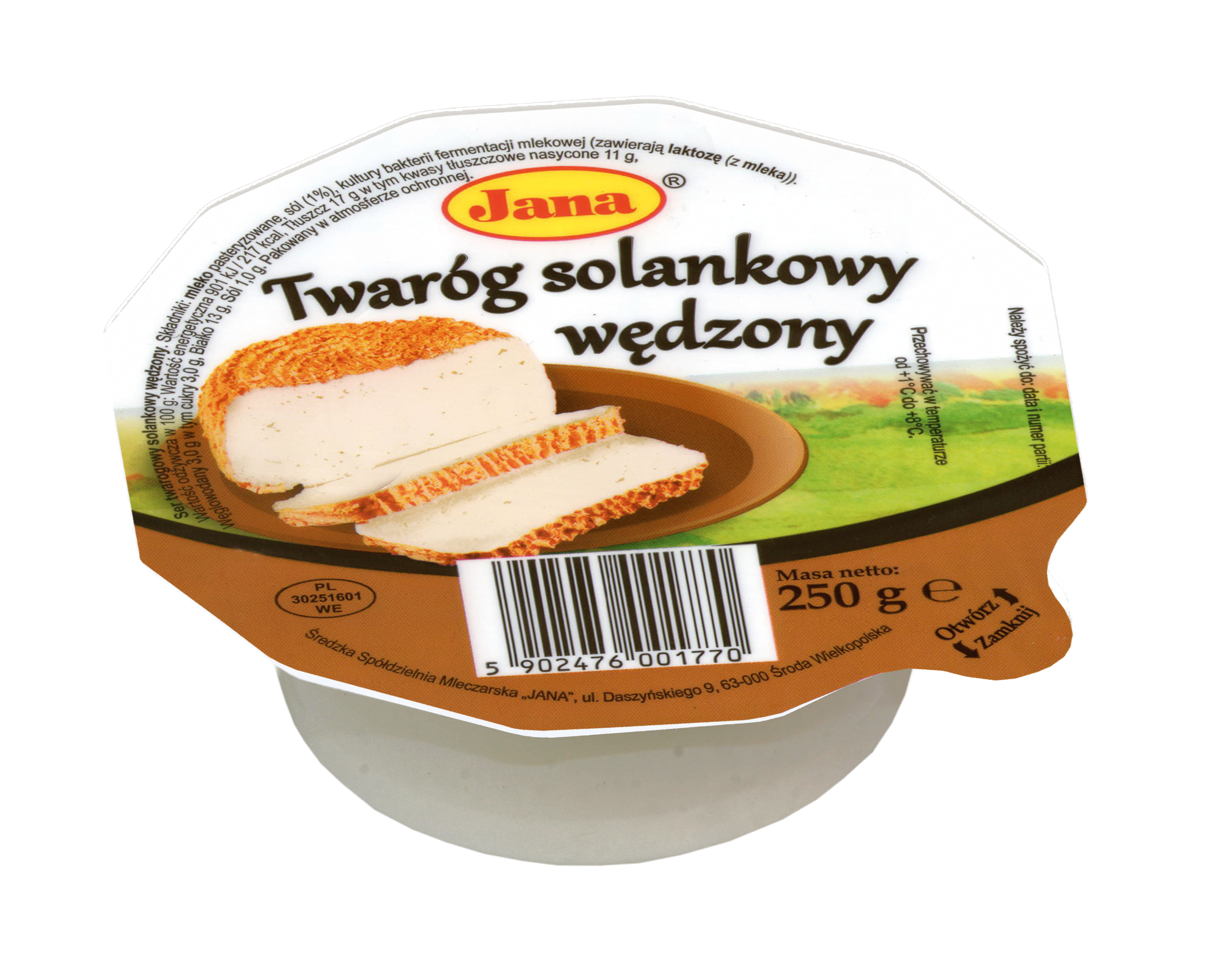 Jana gerookte kwark 250g