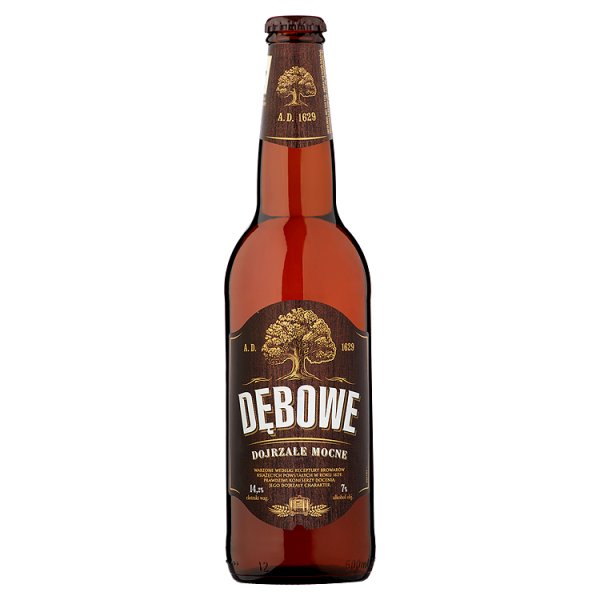 Debowe mocne butelka 0,5l alc 7%