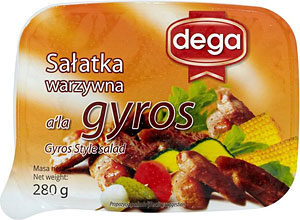 Dega salatka warzywna gyros 280g