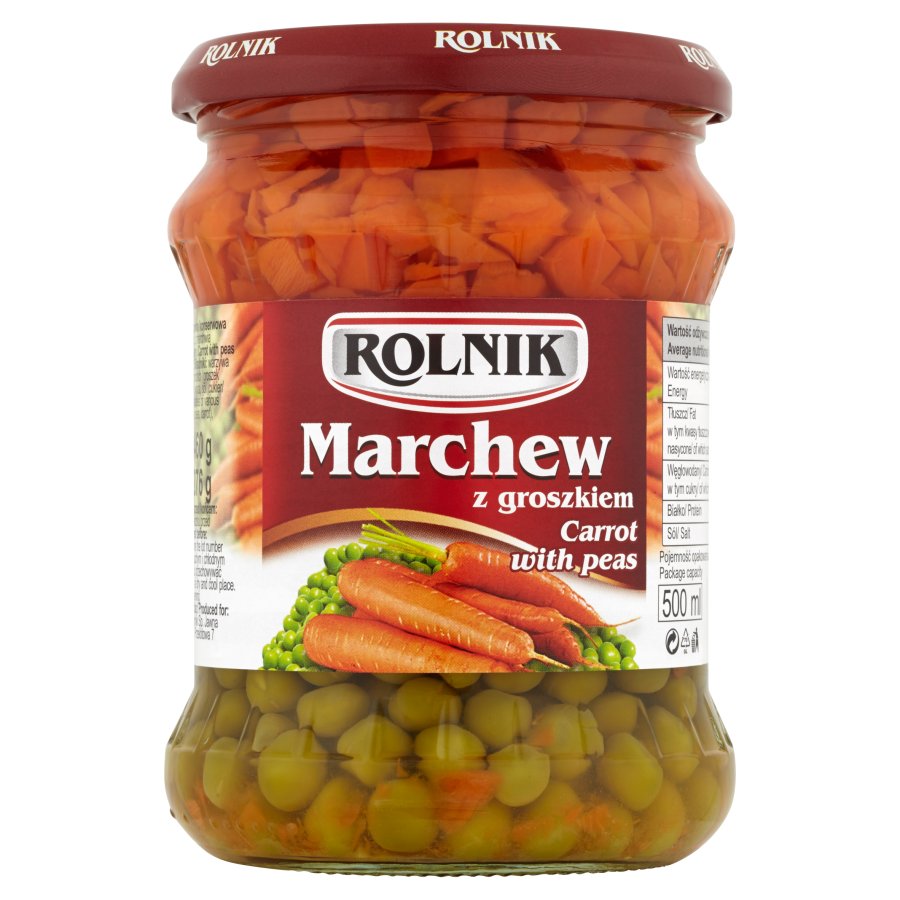 Rolnik marchew z groszkiem 460g