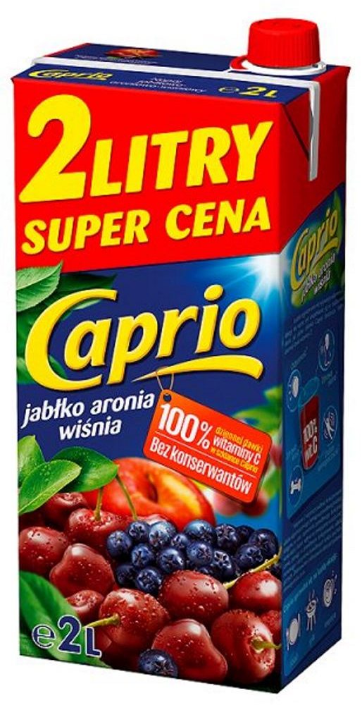 Caprio Jablko-aronia-wisnia 2l