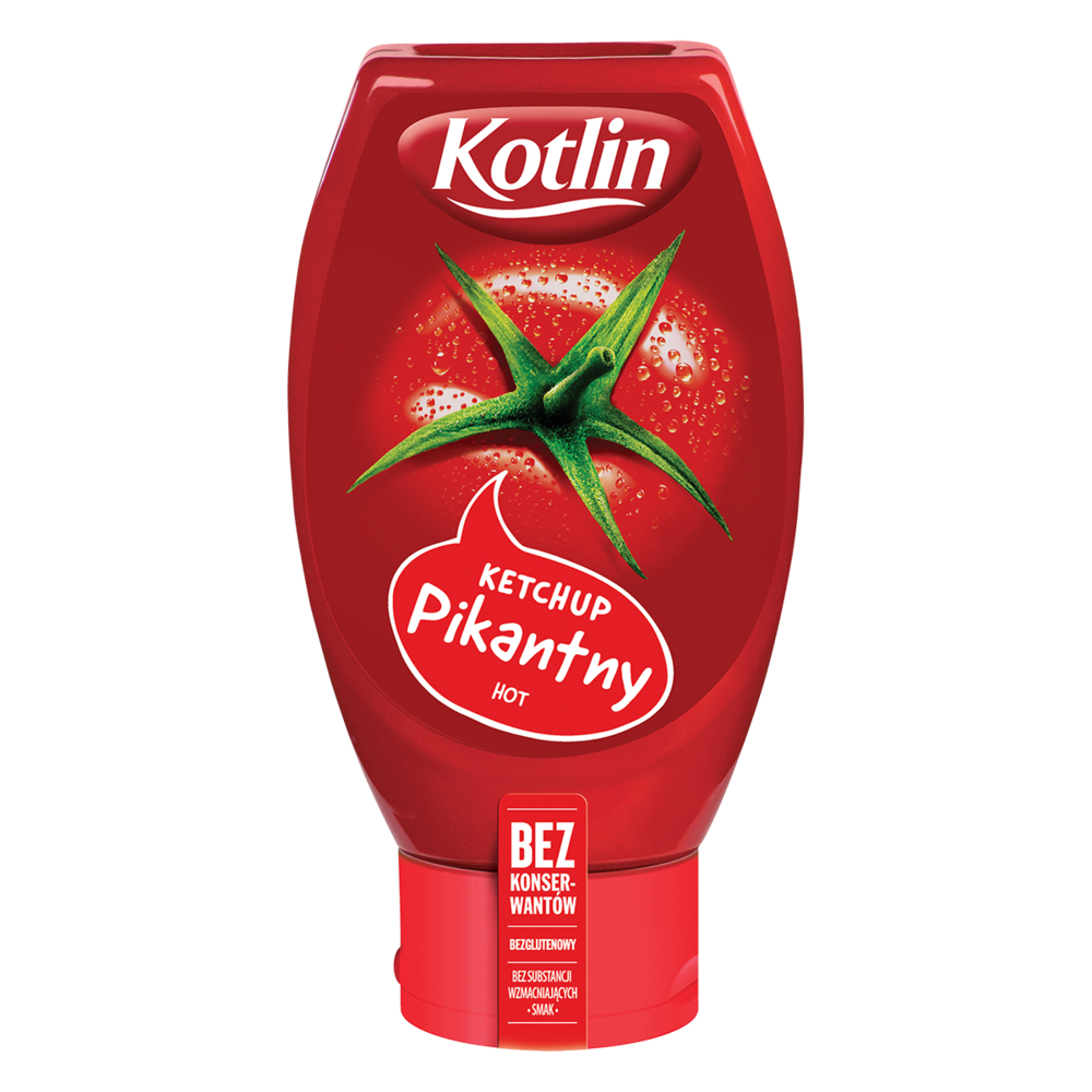 Kotlin ketchup pikantny 450g