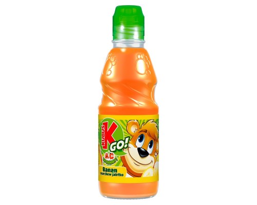 Kubus GO banan - marchew - jablko 0,3l