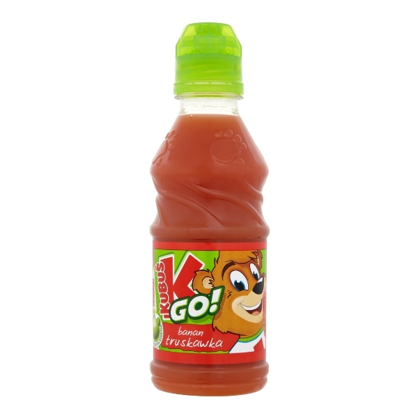 Kubus GO-banaan - aardbei 0,3l