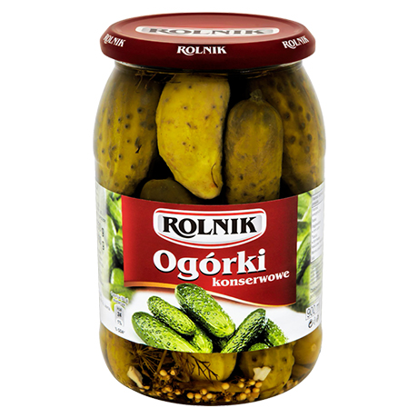 Rolnik ogorki konserwowe 900ml