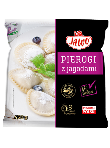 Jawo pierogi met bessen 450g