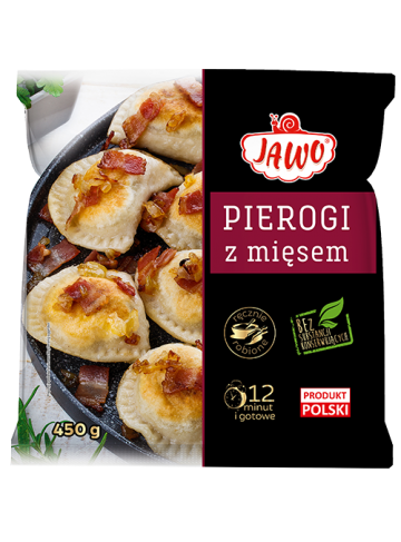 Jawo pierogi met vlees 450g