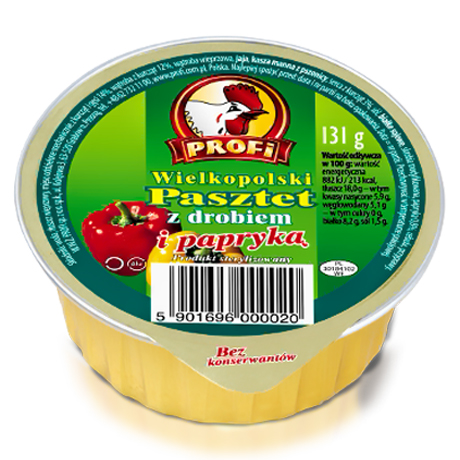 Profi kippenpastei met paprika 131g