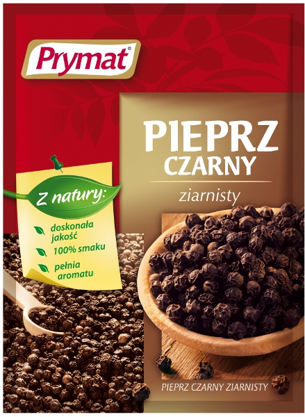 Prymat pieprz czarny ziarnisty 15g