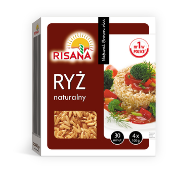 Risana ryz naturalny 4x100g