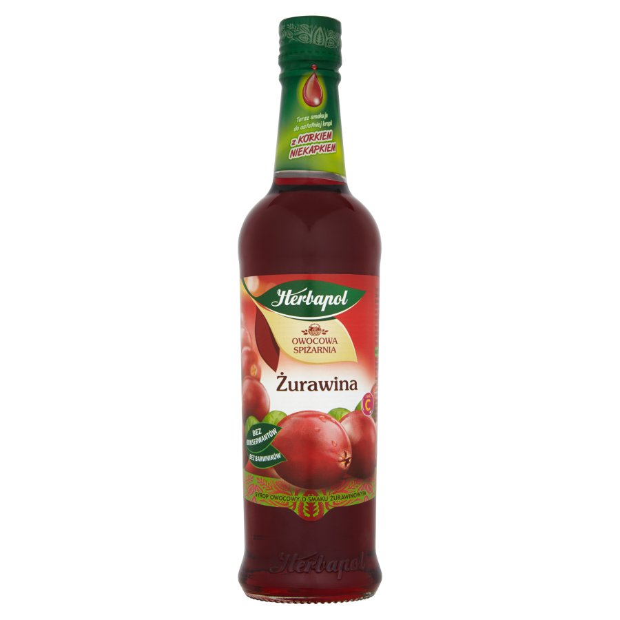 Herbapol. Cranberry siroop 0.42l