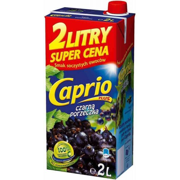 Caprio Zwarte bessen vruchtendrank 2l