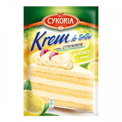 Cykoria krem do tortow cytrynowy 100g