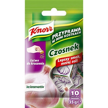 Knorr przyprawa w mini kostkach czosnek 35g