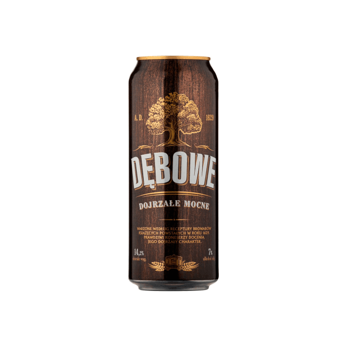 Debowe mocne puszka 0,5l alc 7%