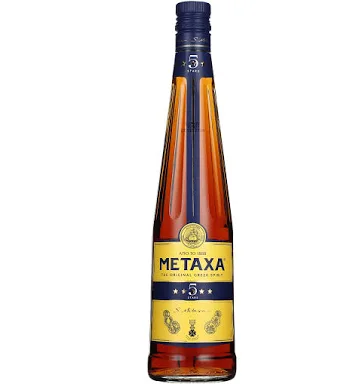 METAXA brandy 5* 0.7l alc 38% 