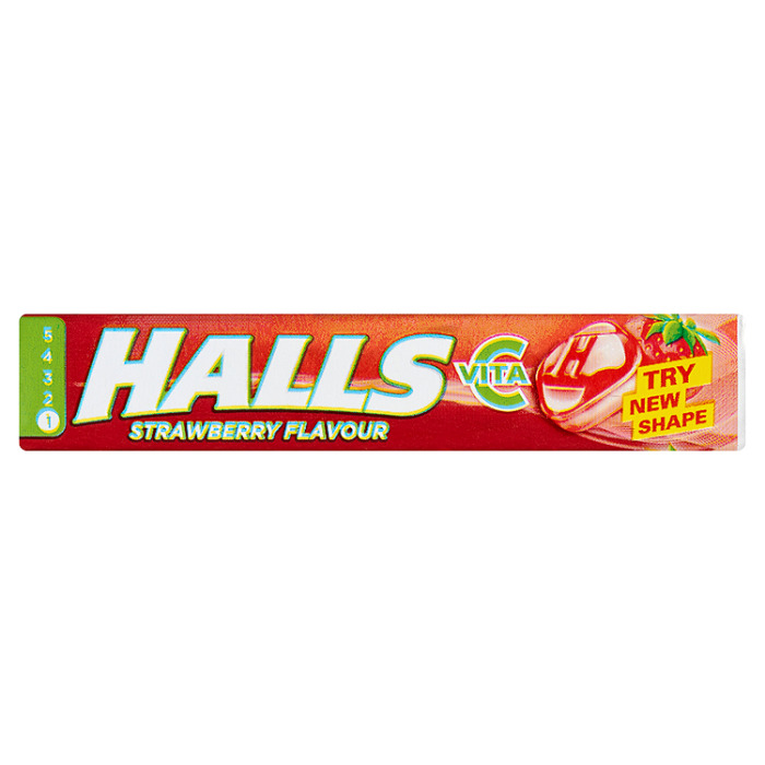 Halls strawberry 33,5g