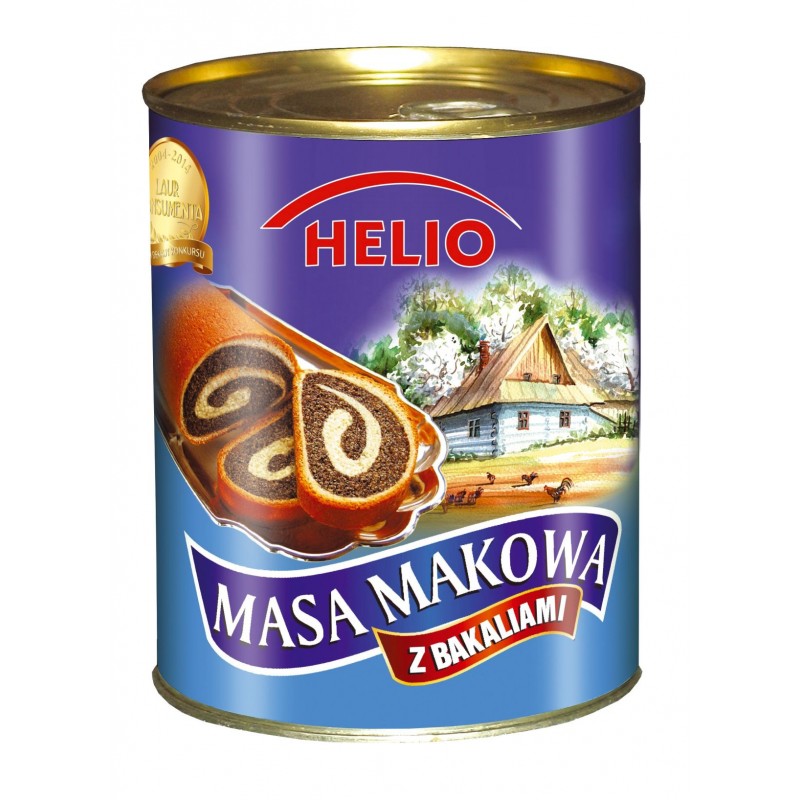 Helio maanzaad met noten en rozijnen 850g