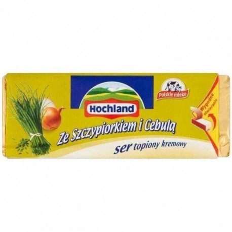 Hochland bloczek serek topiony ze szczypiorkiem i cebula 100g