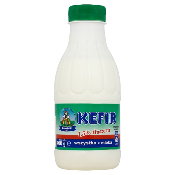 Lowicz kefir 1,5%fat 400g