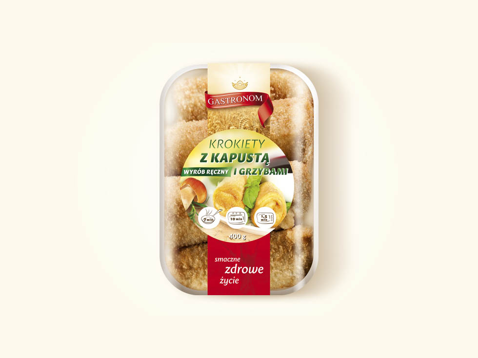 Gastronom krokiety z kapusta i grzybami 400g