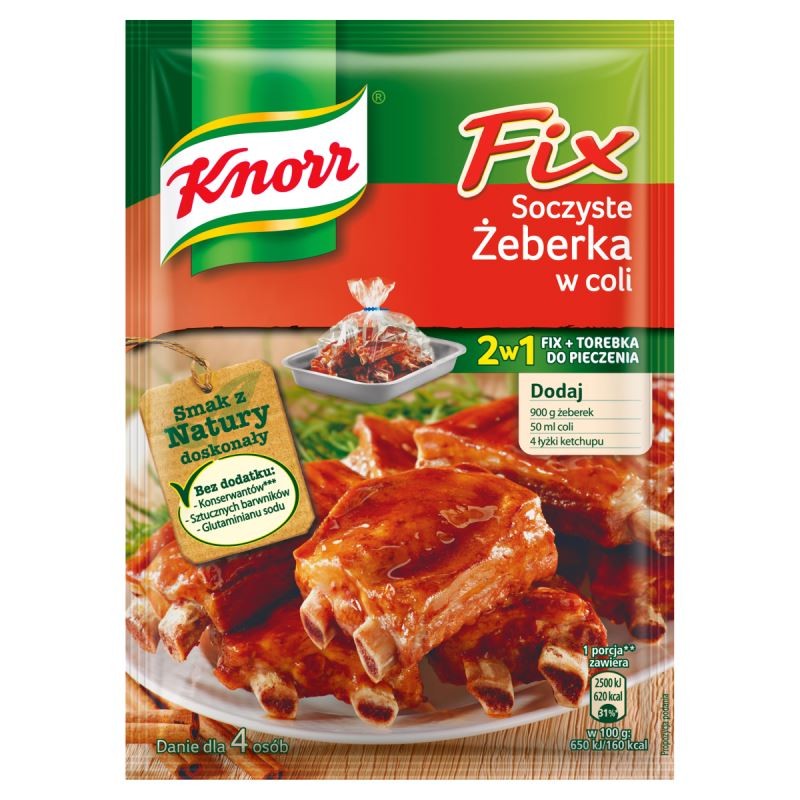 Knorr fix soczyste zeberka w coli 41g