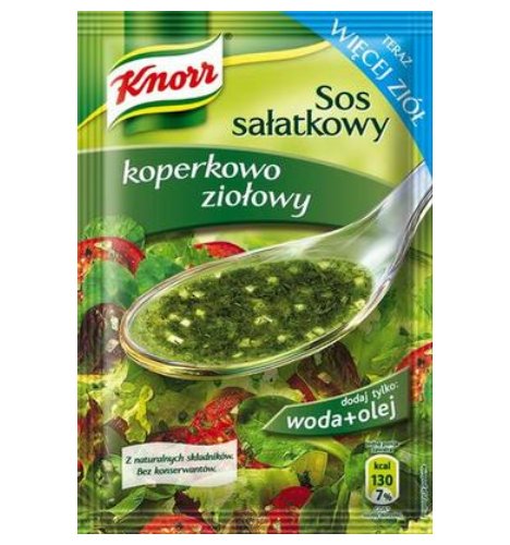 Knorr sos salatkowy koperkowo-ziolowy 9g