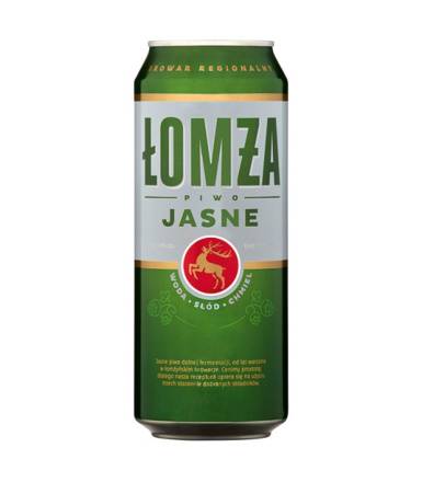 Lomza jasna puszka 0,5l alc 5,7%