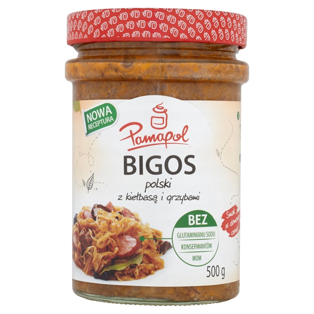 Pamapol bigos z kielbasa i grzybami 500g