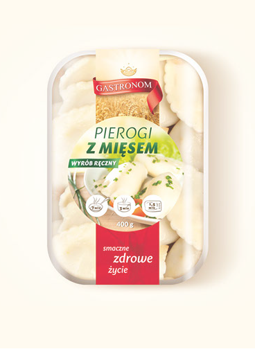 Gastronom pierogi met vlees 400g