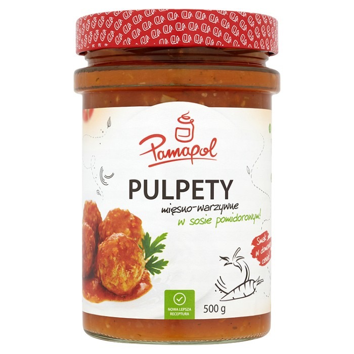 Pamapol pulpety w sosie pomidorowym 500g