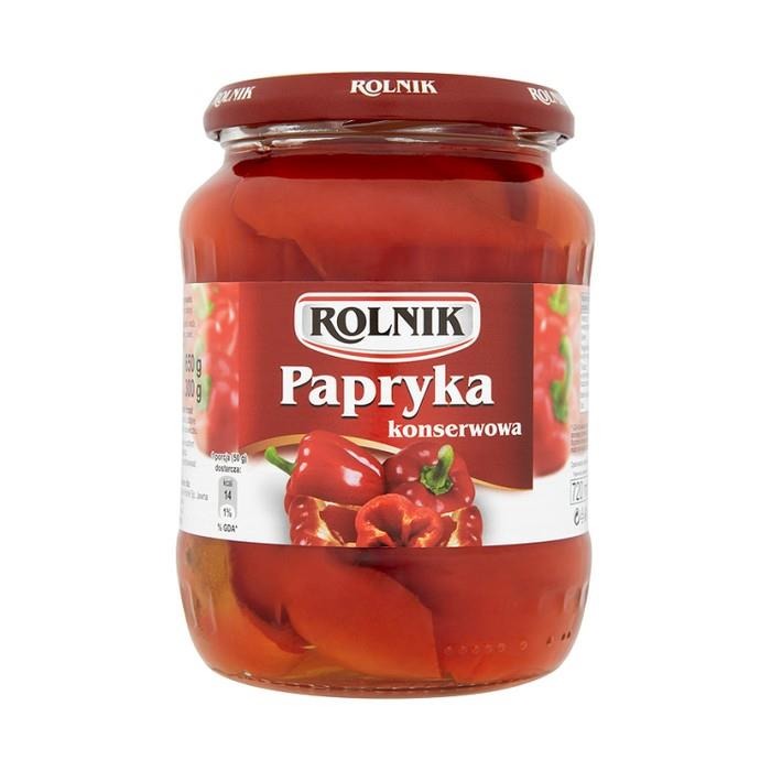 Rolnik gemarinerde paprika 650g