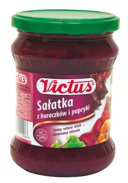 Victus salade van rodebieten en paprika 470g