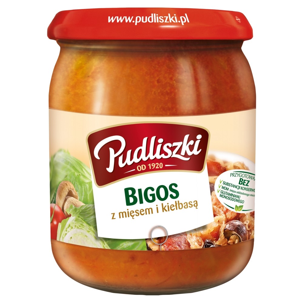 Pudliszki bigos z miesem i kielbasa 500g