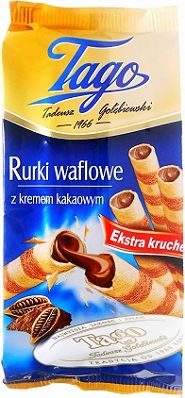 Tago rurki waflowe czekoladowe 150g