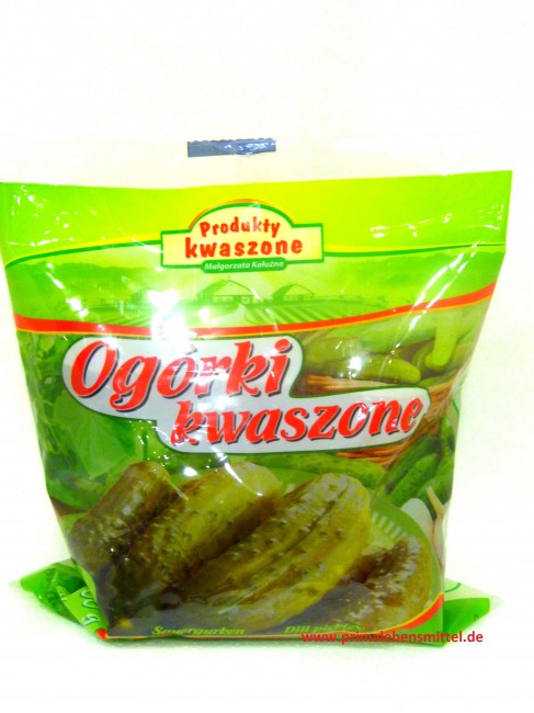 Produkty kwaszone ogorki kiszone worek 800g