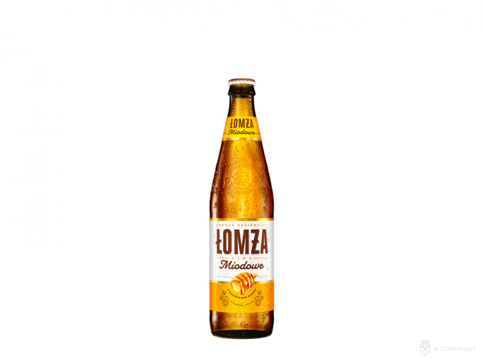 Lomza miodowa butelka 0,5l alc 5,7%