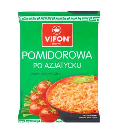 Vifon instant chineese style tomatensoep 70g