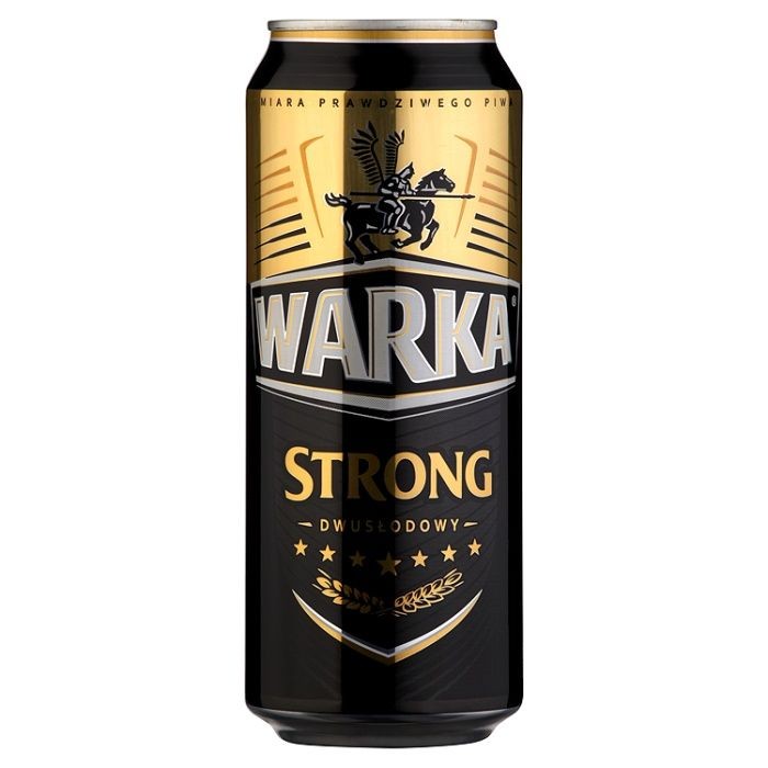 Warka strong puszka 0,5l alc 6,5%