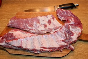 ŻEBERKA WIEPRZOWE PASKI EXTRA VAC OK.3KG