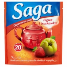 Saga aardbei met kweepeer thee 34g