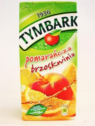 Tymbark Napoj pomarancza-brzoskwinia 1l