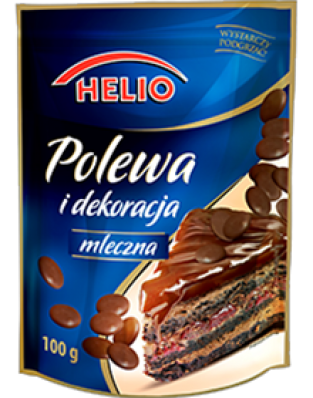 Helio melkchocolade galazuur 100g