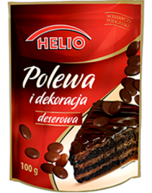 Helio chocolade glazuur 100g