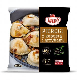 Jawo pierogi met zuurkool en champignons 450g