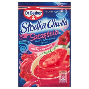 Dr oetker slodka chwila energia malina z zurawina i hibiskusem 32g