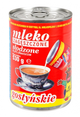 Gostynskie mleko zageszczone slodzone 530g