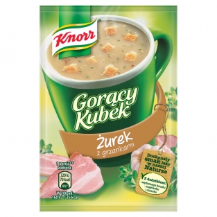 Knorr goracy kubek zurek z grzankami 21g