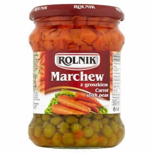 Rolnik marchew z groszkiem 460g